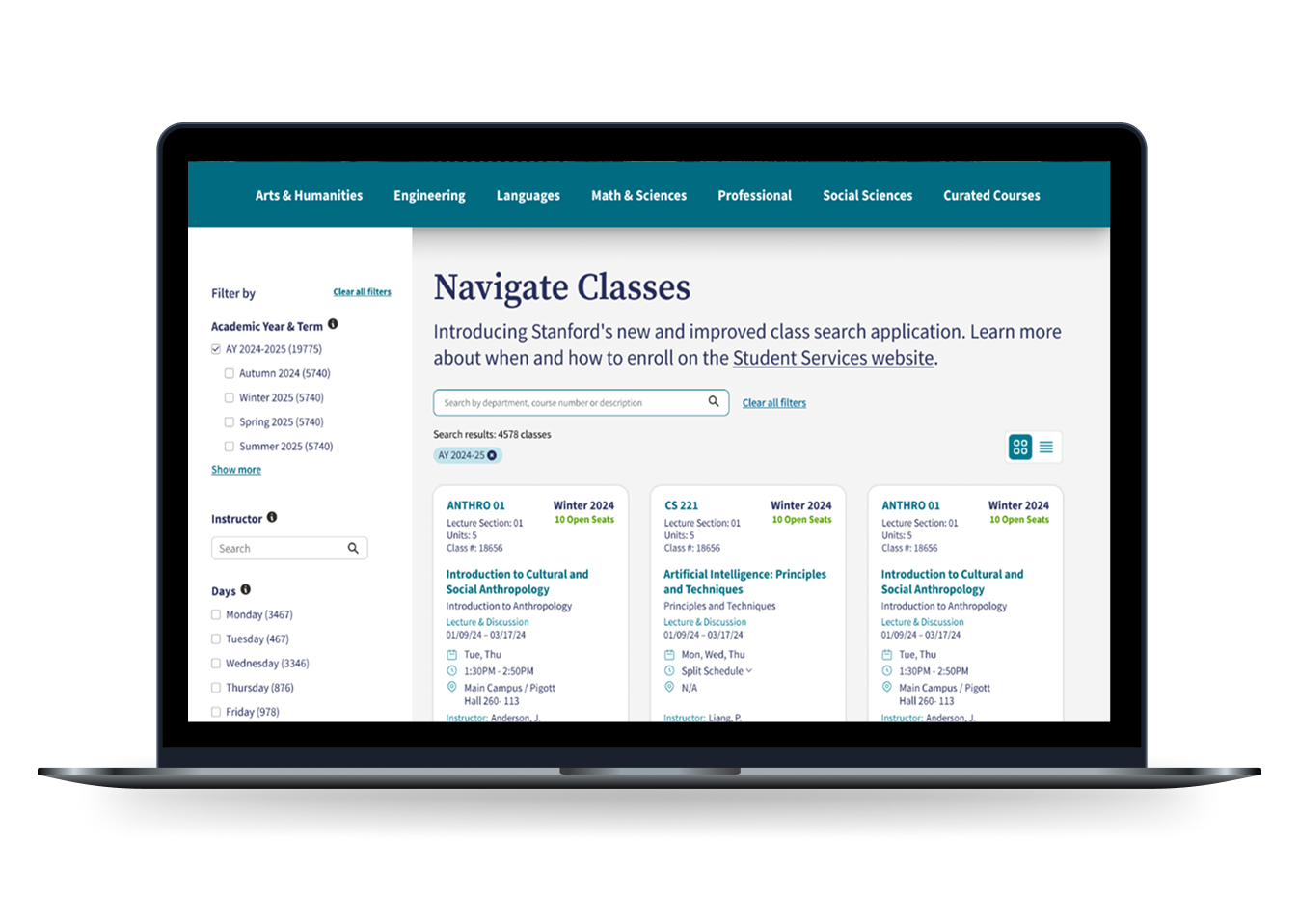Navigate Classes preview